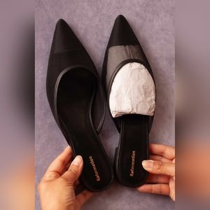 Reformation Wesley Flat Pointed Mesh Size 8 New